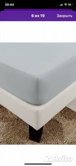Простынь на резинке 140 200