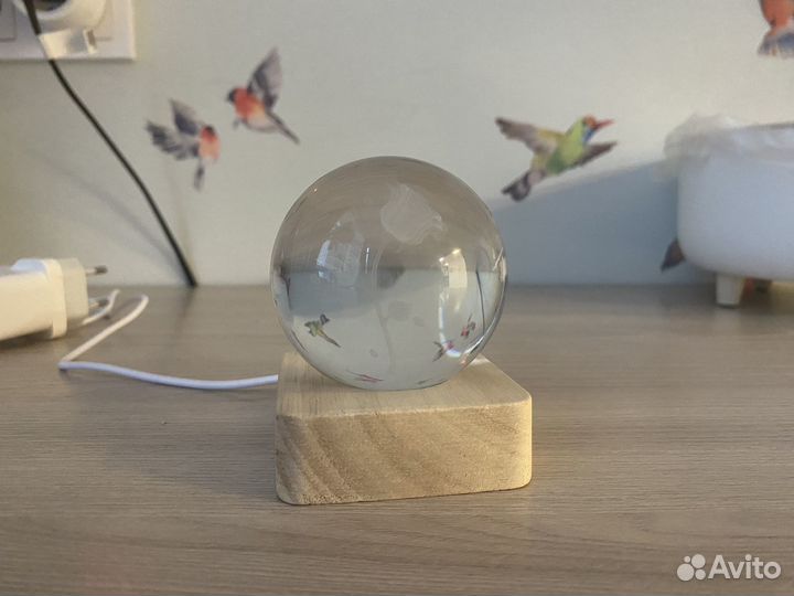 Светильник шар, розочка