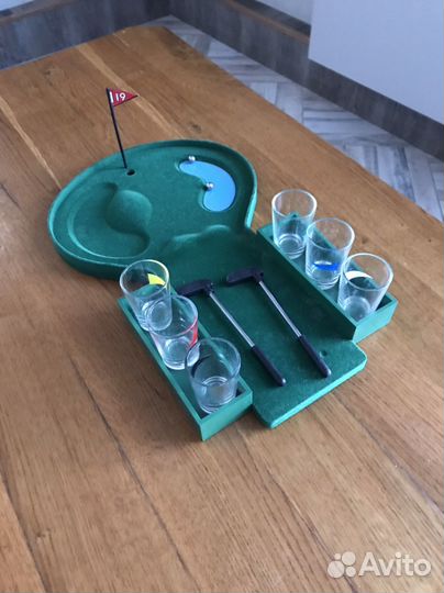 Рюмки. Игра в гольф