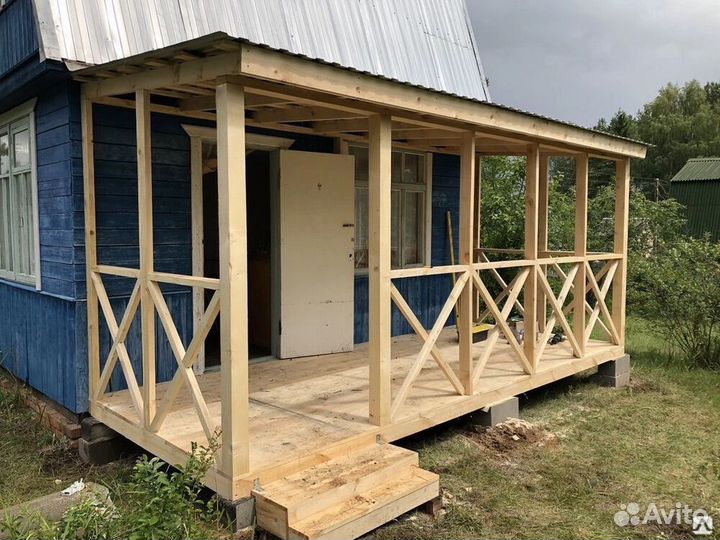 Строительство веранды/террасы/пристройки к дому