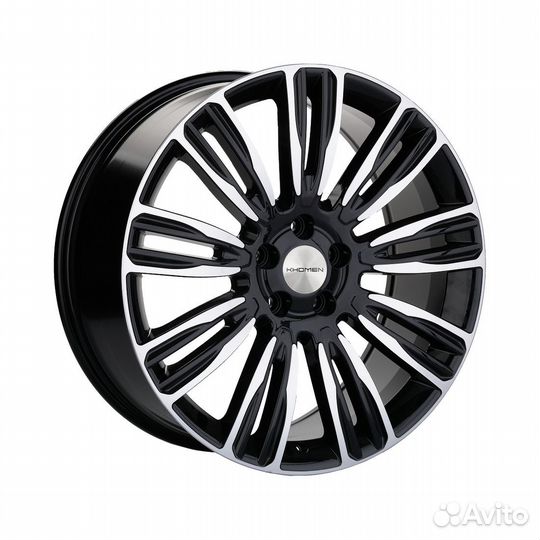 Литые диски 8.5x20 5x120 59.5 ET45 khomen KHW 2004 black-FP