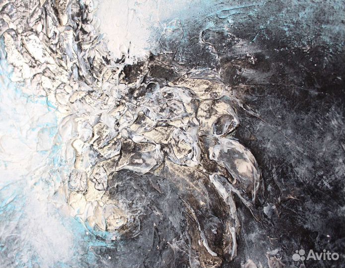 Картина современная интерьерная абстракция