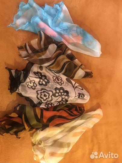 Платки шелковые