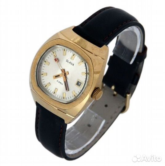 Слава позолоченные часы СССР