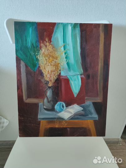 Картина маслом натюрморт 40х50см
