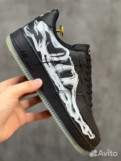 Nike Air Force 1 Low Black Skeleton