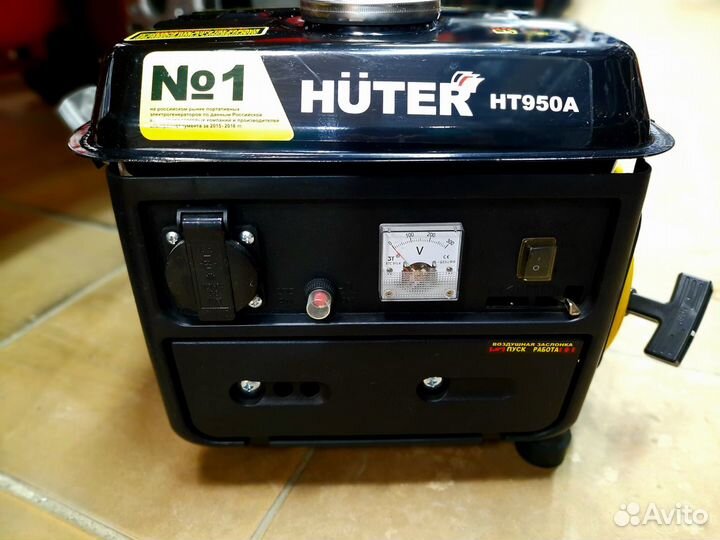 Генератор бензиновый huter HT950A