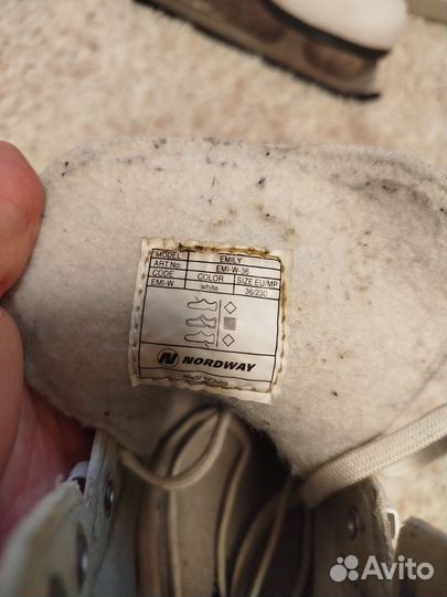 Коньки фигурные 36 размер nordway