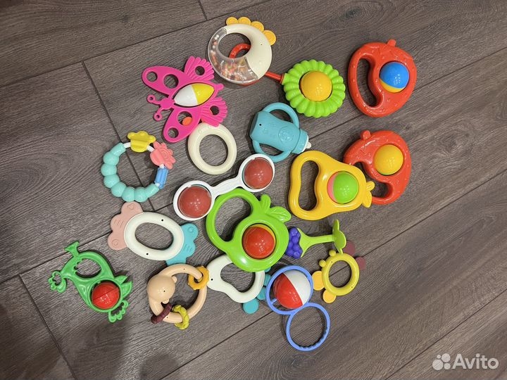 Грызунки погремушки пакетом