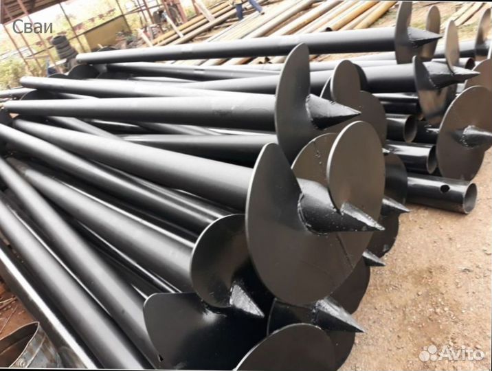 Свайный фундамент, монтаж свай