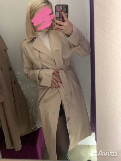 Плащ тренч женский 42 44 длинный