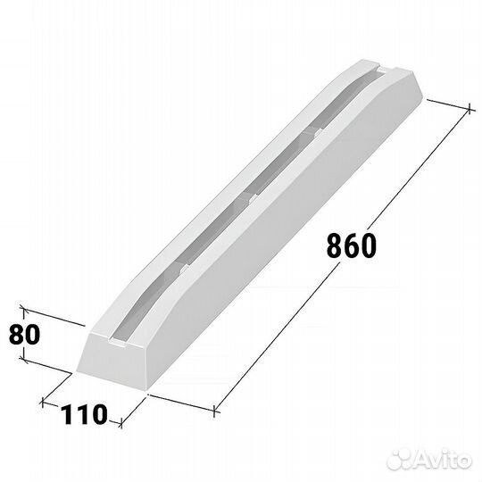 Кранец причальный 860 мм белый 10269315 10269315 Т