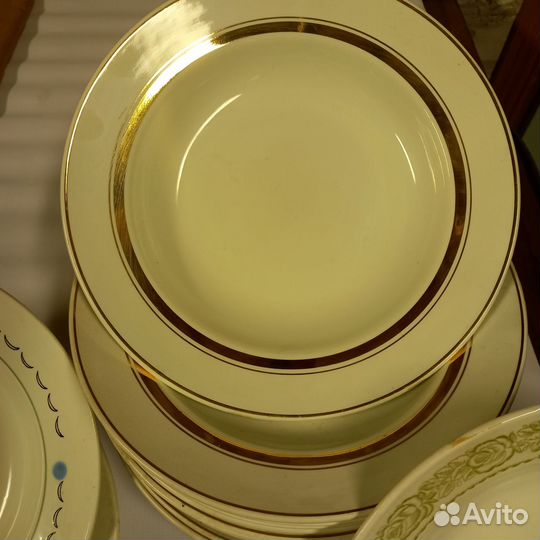 Тарелки винтажные большие новые