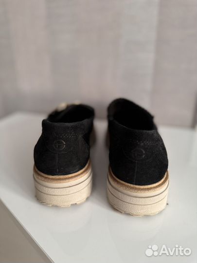 Лоферы натуральная замша 39 размер