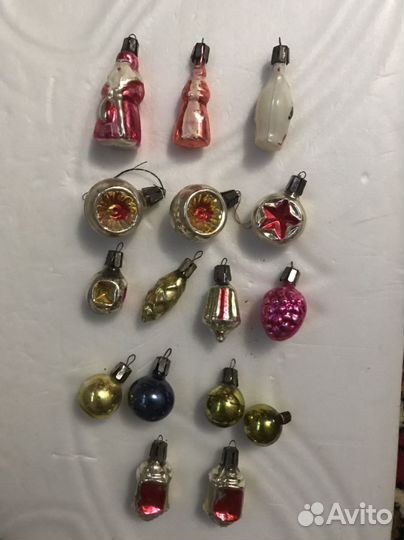 Елочные игрушки СССР малютка