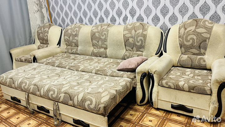 Диван с креслами бу