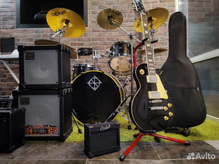 Электрогитара Les Paul+чехол