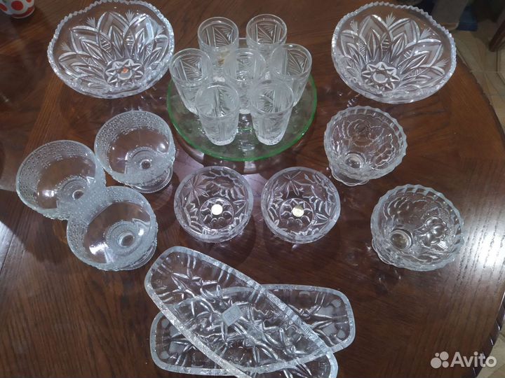 Хрустальная и стеклянная посуда СССР
