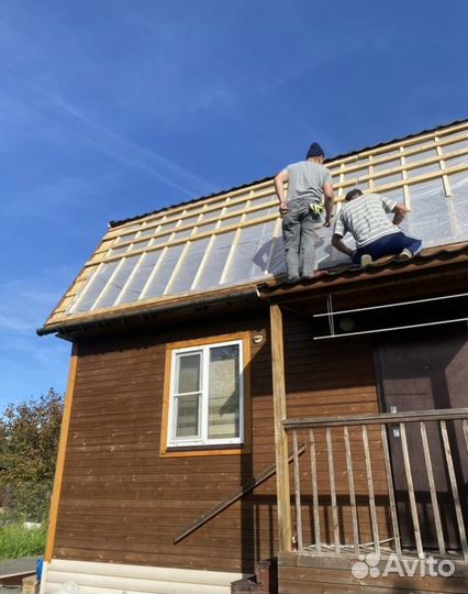 Монтаж установка кровли