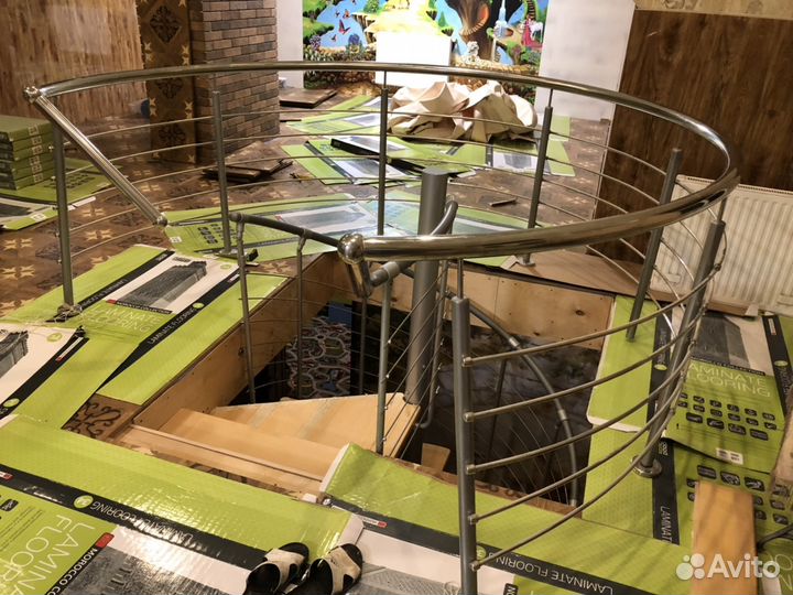 Ограждение круглое 2,5 метра диаметр хром