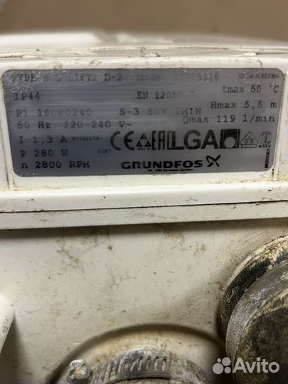 Канализационный насос grundfos