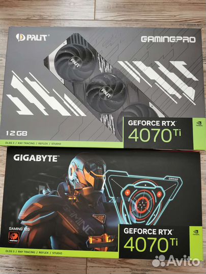 Видеокарты разные RTX 3060 4060 4070 4070Ti новые