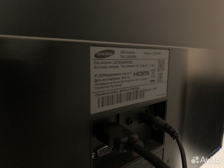 Монитор Samsung ls27e390