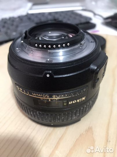 Объектив nikon 50 1.4g