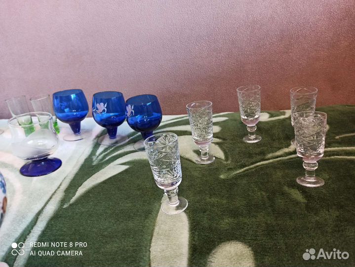 Сервиз Вербилки дфз, бокалы, стопки