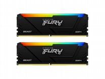 32Gb DDR4 3200MHz Kingston Fury Beast RGB (KF432C1