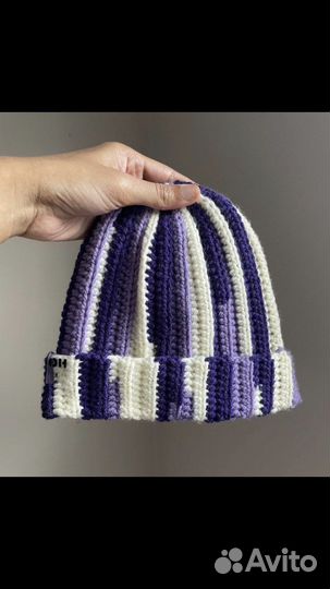 Вязаная шапка мужская и женская