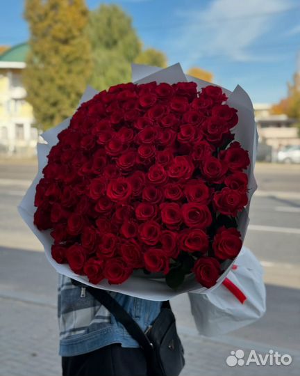 101 роза/букеты из роз