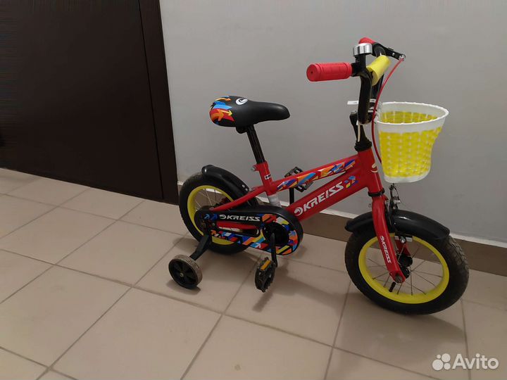 Велосипед на возраст 3-5лет