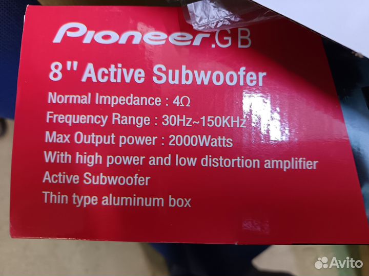 Активный сабвуфер под сиденье