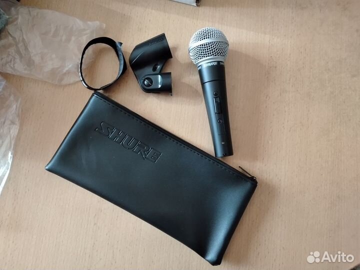 Динамический микрофон shure SM58S с выключателем