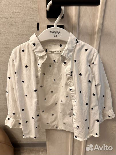 Рубашка детская для мальчиков 86 92