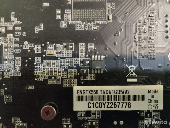 Видеокарта gtx 550 ti