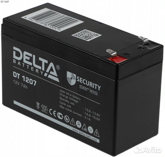 DT 1207, Батарея для ибп Delta DT 1207