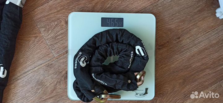 Цепь противоугонная Standers 12 мм 150 см, в ткани