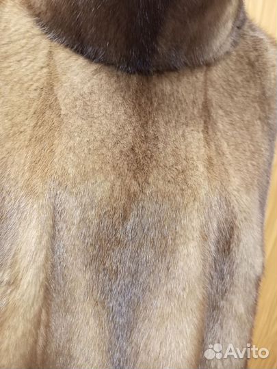 Манишка норковая орех