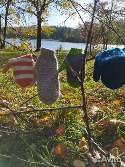 Варежки ручной работы