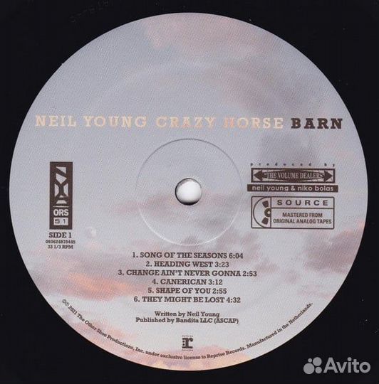 Винил Neil Young With Crazy Horse – Barn