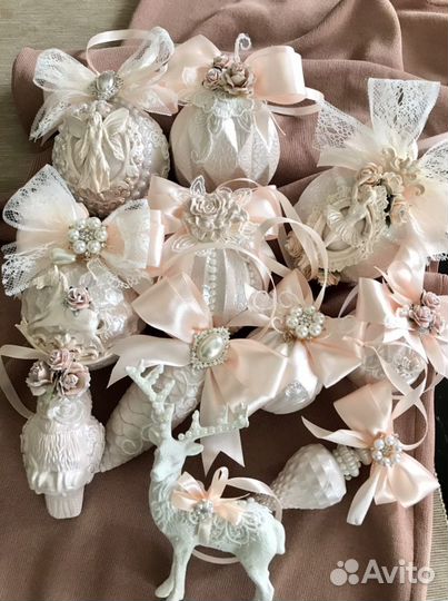 Новогодние Игрушки на ёлку ручной работы