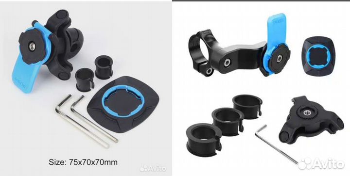 Мото держатель для телефона с демпфером