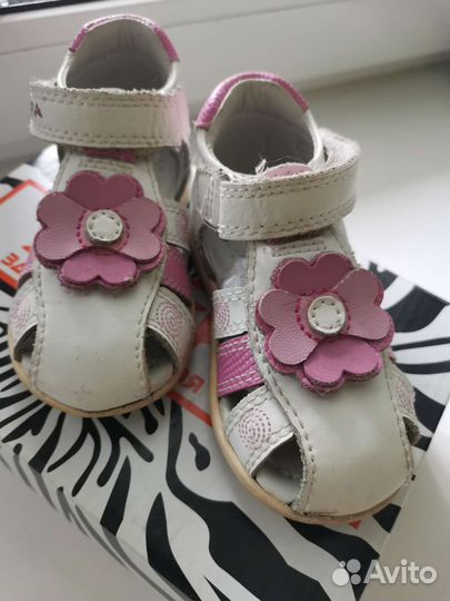 Сандалии для девочки 19 размер