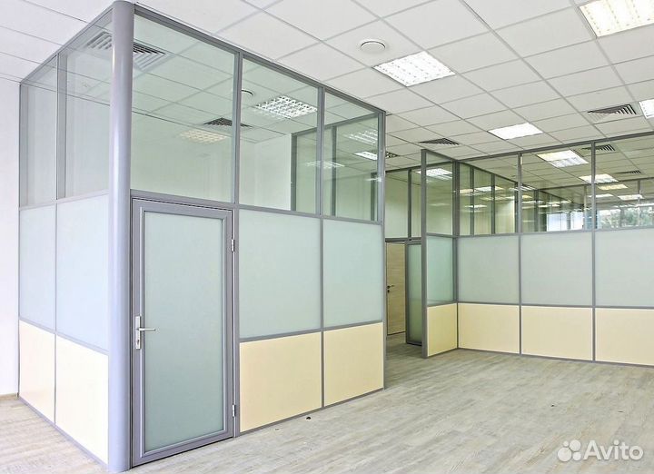 Стеклянные перегородки