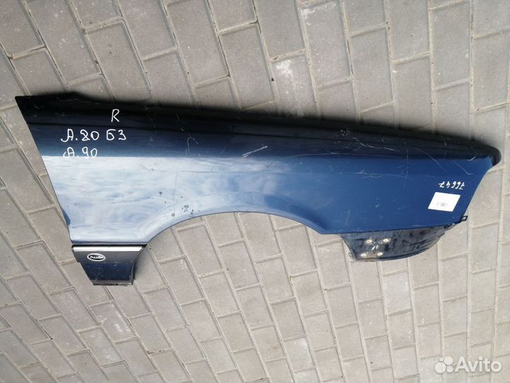 Крыло переднее Правое Ауди 80 Б3 90
