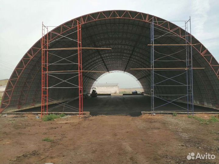 Ангар от производителя под ключ (30х57)