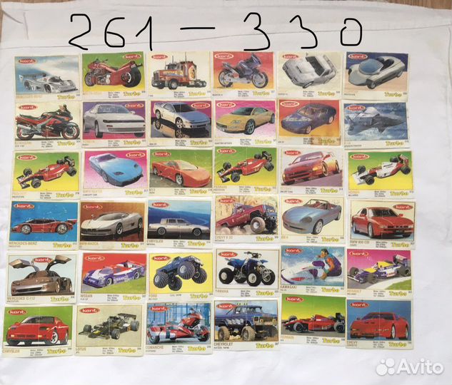 Вкладыши turbo/ серий много / на фото не все