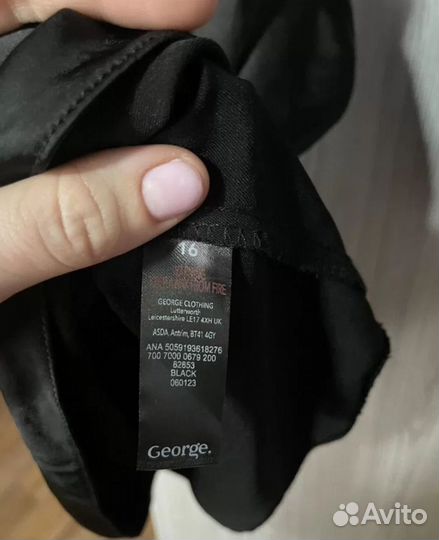 Вечернее атласное платье